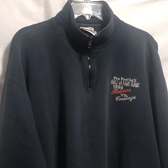 SALE! RARE! Browns VS Cowboys 1999 Pro Football Hall Of Fame Sweater (BX42) - Picture 5 of 10